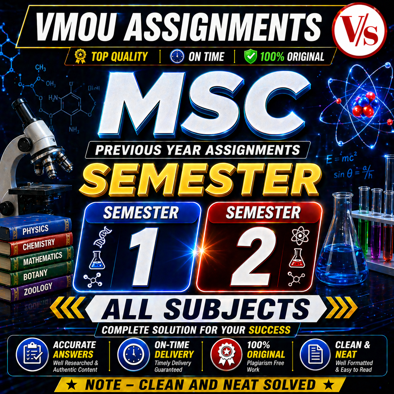 VMOU MSC PREVIOUS YEAR ASSIGNMENTS