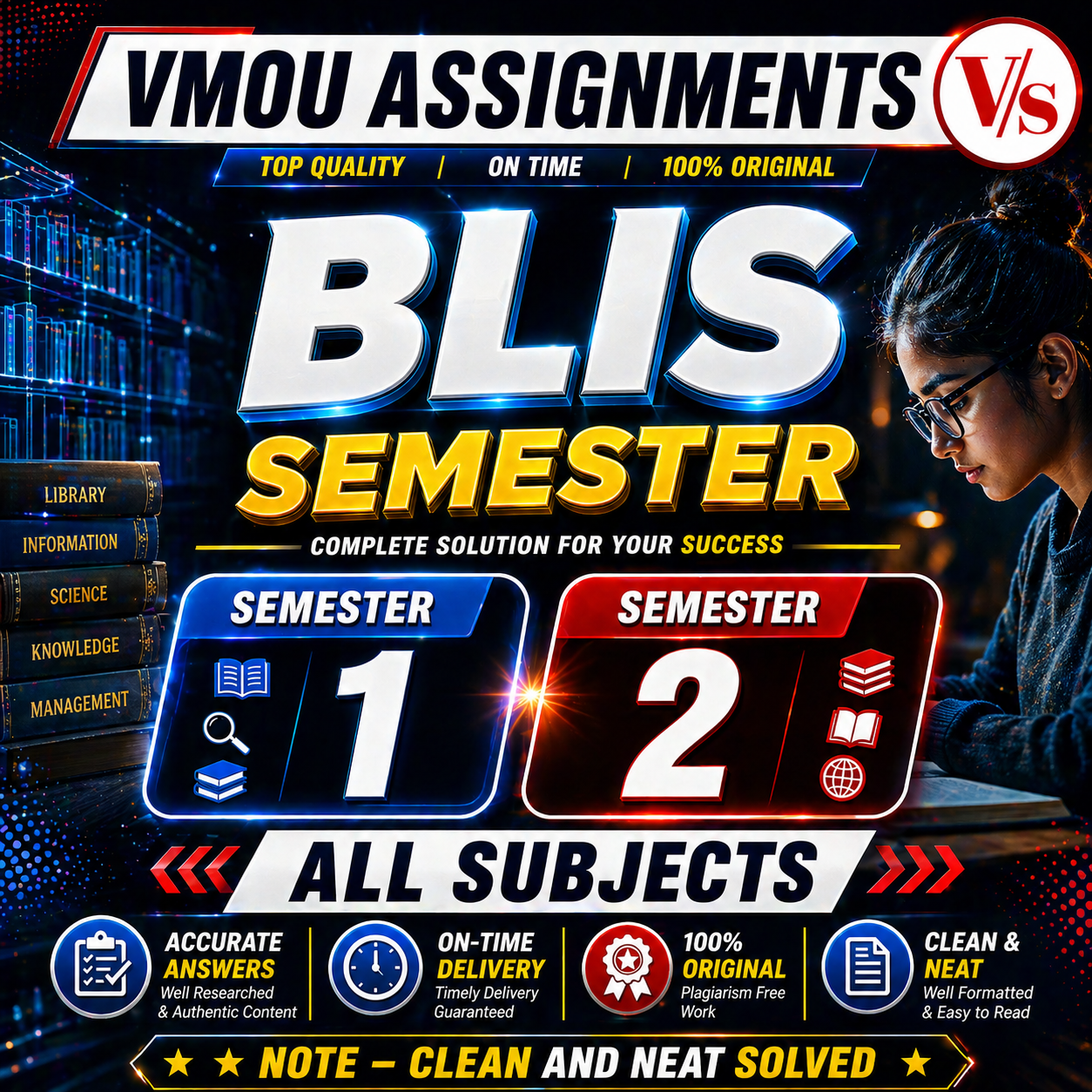 VMOU BLIS COMPLETE ASSIGNMENTS