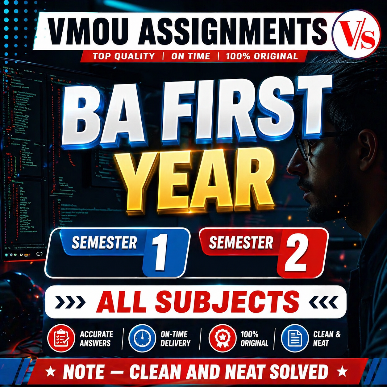 VMOU BA FIRST YEAR ASSIGNMENTS