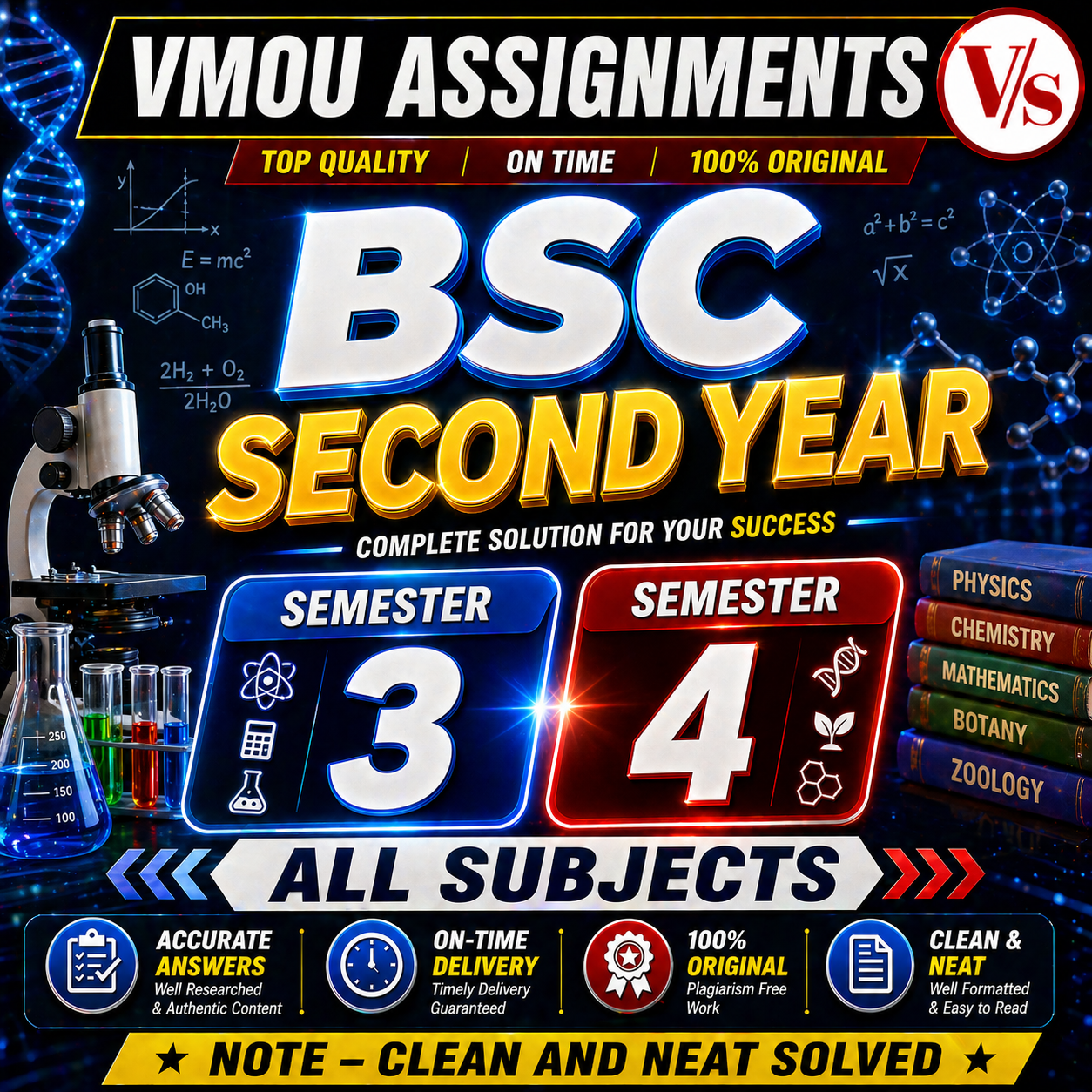 VMOU BSC SECOND YEAR ASSIGNMENTS